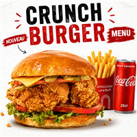 Crunch Burger Menu