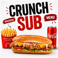 Crunch Sub Menu